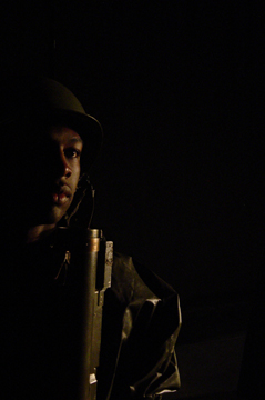 Ronnie in Full Military Gear
